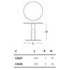 Mesa auxiliar Calice Glas Italia