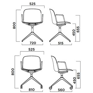 Silla Relief giratoria Infiniti
