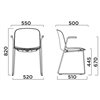 Silla Relief Sled con brazos Infiniti