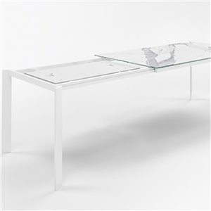 Mesa Aster Extensible Cerámica/Mármol Ingenia