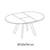 Mesa Brooklyn Redonda Extensible Ingenia