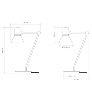 Lámpara sobremesa Type 80 Anglepoise