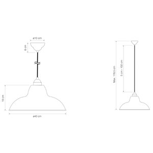 Lámparas de techo Original 1227 Midi Wide Anglepoise