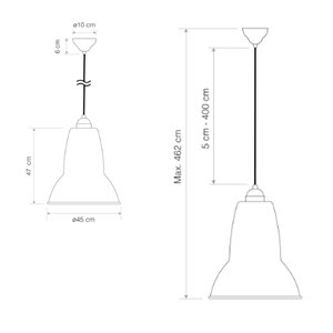 Lámparas de techo Original 1227 Giant Anglepoise