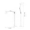 Lámpara de pie Type 75 Anglepoise
