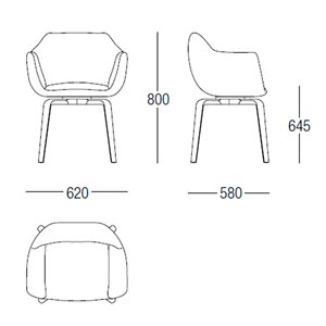 Sillón Naos MisuraEmme