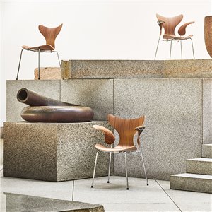 Sillón Lily madera Fritz Hansen