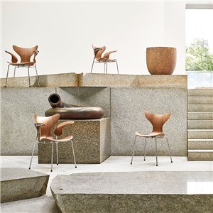 Sillón Lily madera Fritz Hansen