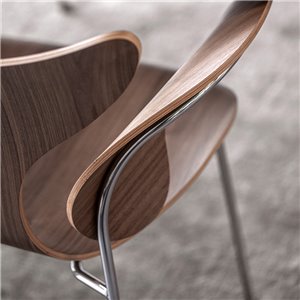 Sillón Lily madera Fritz Hansen