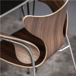 Sillón Lily madera Fritz Hansen
