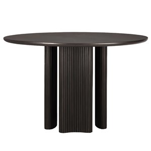 Mesa Roller Max: Caoba barnizado marrón oscuro