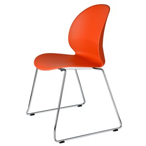 Silla N02 trineo Fritz Hansen