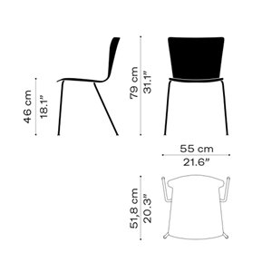 Silla Vico Duo Fritz Hansen