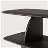 Consola Geometric - Teca marrón oscuro
