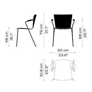 Sillón Vico Duo Fritz Hansen