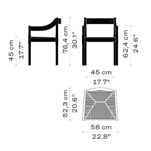 Silla Carimate Fritz Hansen