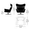 Sillón Oksen Fritz Hansen