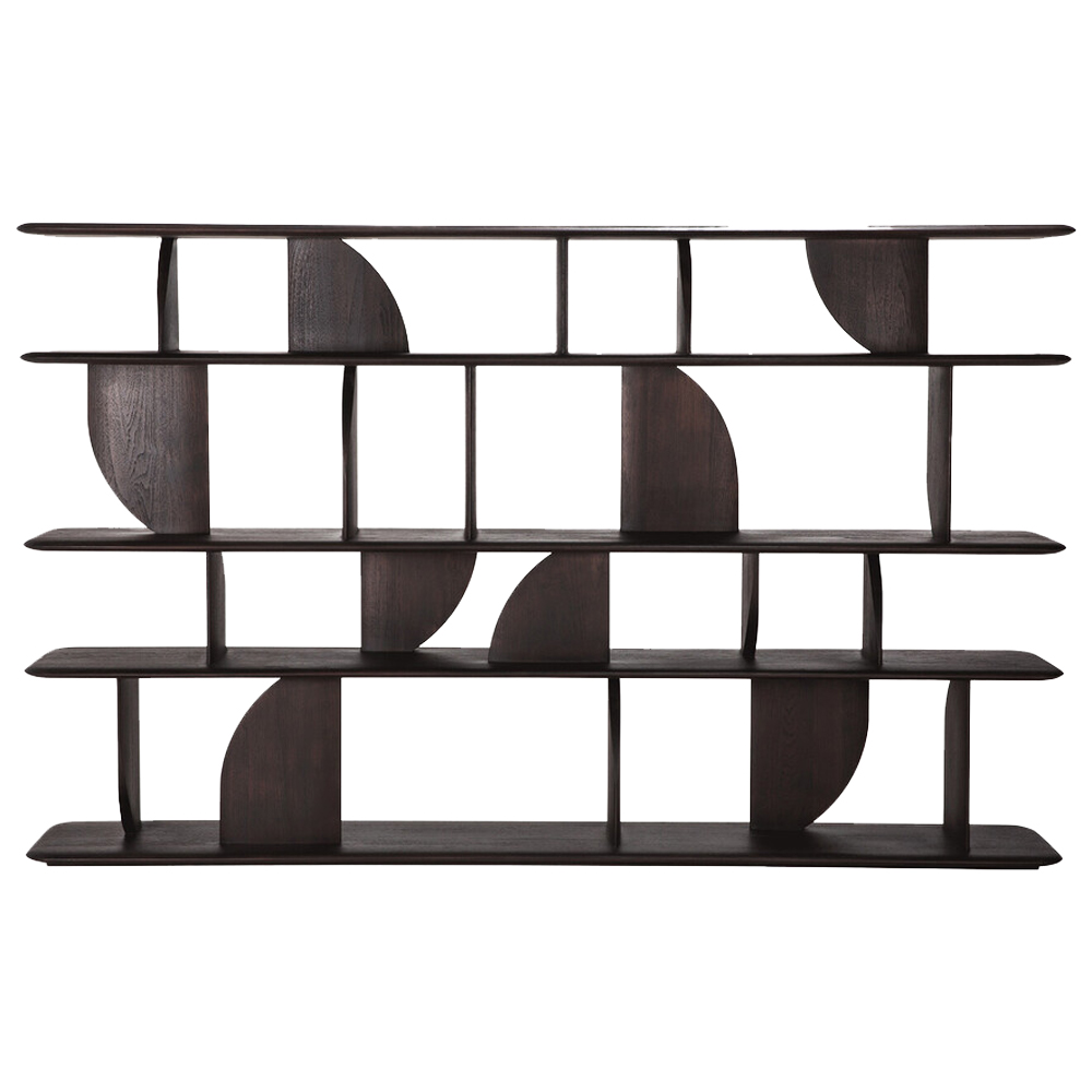 Estantería Geometric - Teca marrón