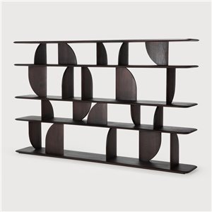 Estantería Geometric - Teca marrón