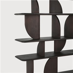 Estantería Geometric - Teca marrón