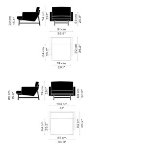 Sillón Lissoni Fritz Hansen