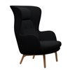 Sillón Ro patas madera Fritz Hansen