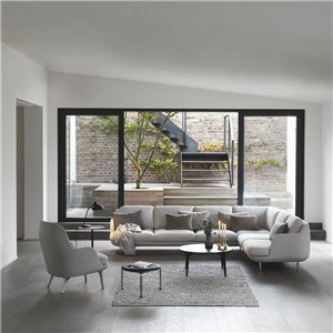Sillón Fri patas aluminio Fritz Hansen