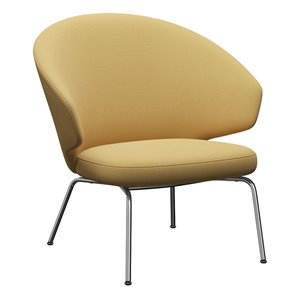 Sillón Let acero Fritz Hansen