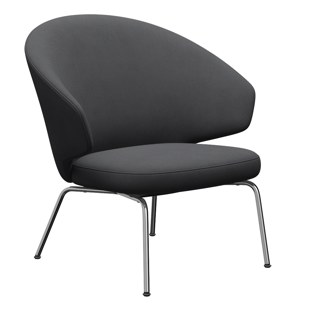 Sillón Let acero Fritz Hansen