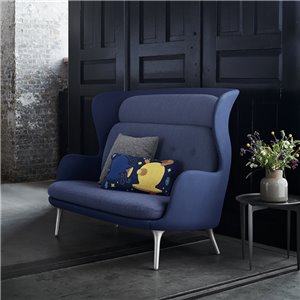Sofá Ro patas aluminio Fritz Hansen