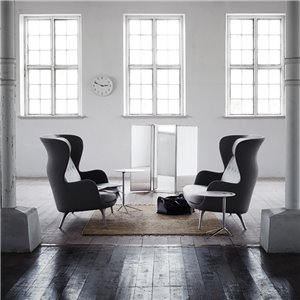 Sofá Ro patas aluminio Fritz Hansen