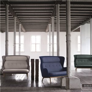 Sofá Ro patas madera Fritz Hansen