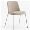 Silla Rely tapizada apilable &Tradition