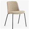 Silla Rely tapizada apilable &Tradition