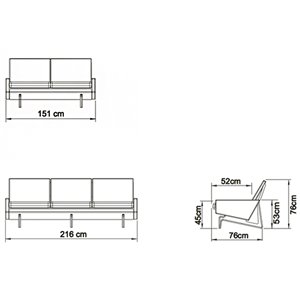 Sofá Egsmark - K200 Scandinavian Upholstery