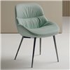 Silla Amelie acero Bontempi
