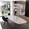 Mesa Fil8 oval Fija cerámica Ozzio Design