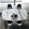 Mesa Fil8 oval Fija cerámica Ozzio Design
