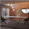 Mesa Fil8 oval Fija cerámica Ozzio Design