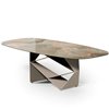 Mesa Gem cerámica ovalada Ozzio Design