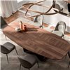 Mesa Gem Legno ovalada Ozzio Design