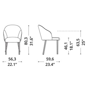 Sillón Zico Ozzio Design