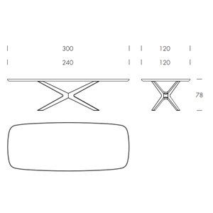 Mesa Blade PlusTonin Casa