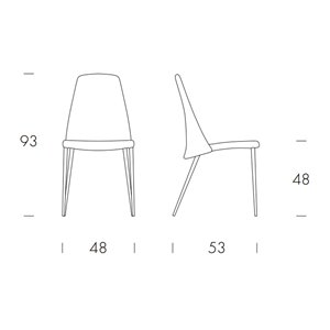 Silla Elmo Metal Tonin Casa