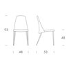 Silla Elmo Metal Tonin Casa