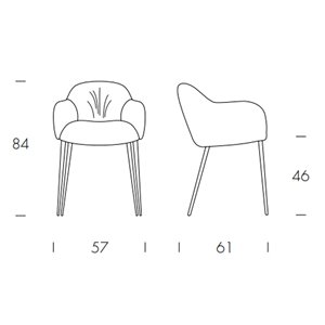 Sillón Olympia Metal Tonin Casa