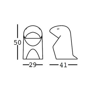Escultura Marmotta Plust Collection