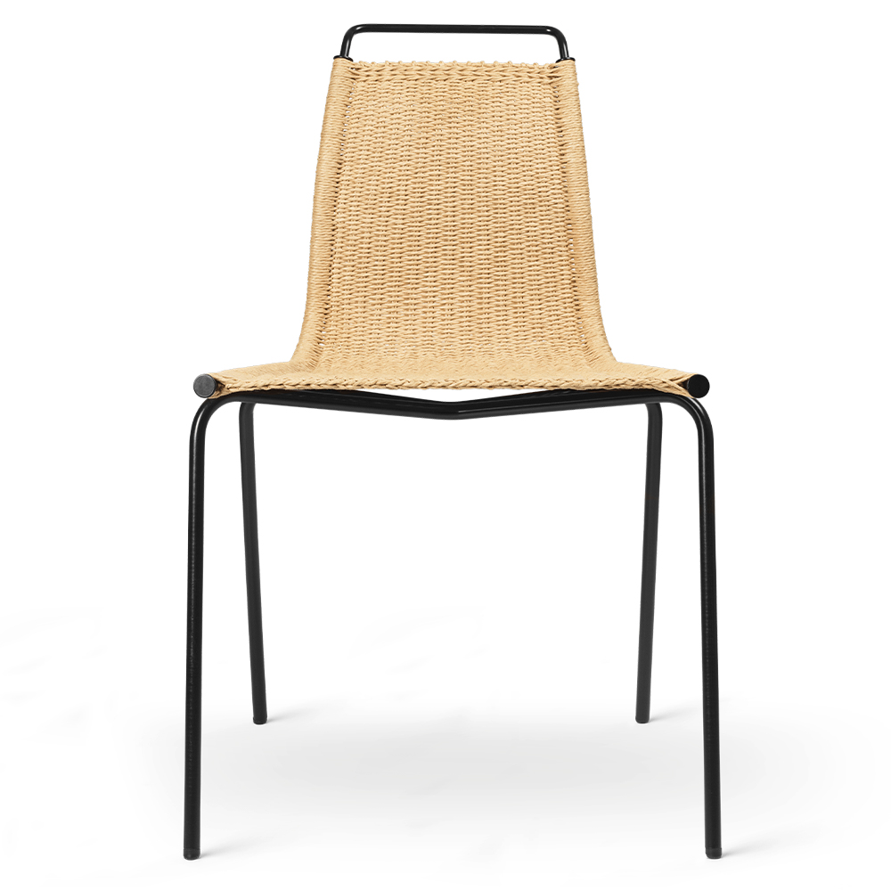 Silla PK1 Carl Hansen and Son - acero revestido negro