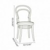 Silla 014 Mini Oferta de Ton. Sillas mini de restaurante, cualquier interior.