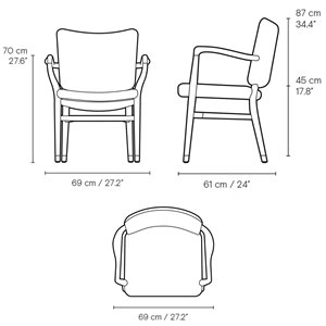 Sillón Monarch VLA61 Carl Hansen and Son